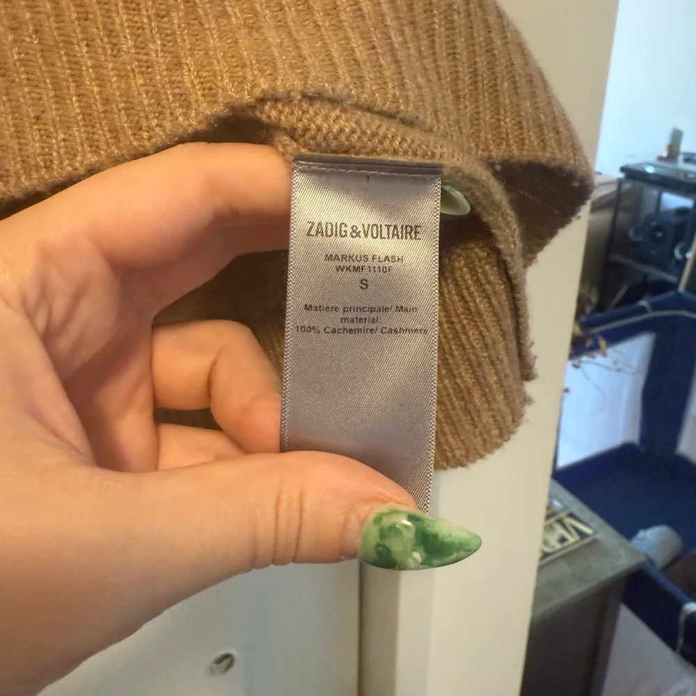 Zadig and Voltaire Markus Flash cashmere sweater - Picture 3 of 6